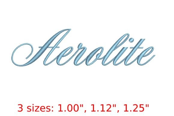 Aerolite Embroidery Font: A Designer’s Review for Personalized Gifts