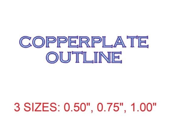 Copperplate Outline Embroidery Font: A Designer’s Review for Meaningful Handmade Gifts