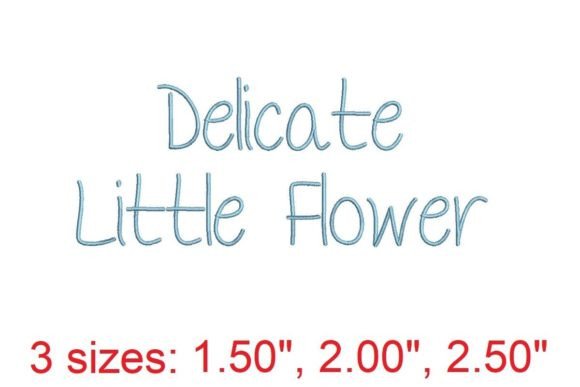Delicate Little Flower Font Review