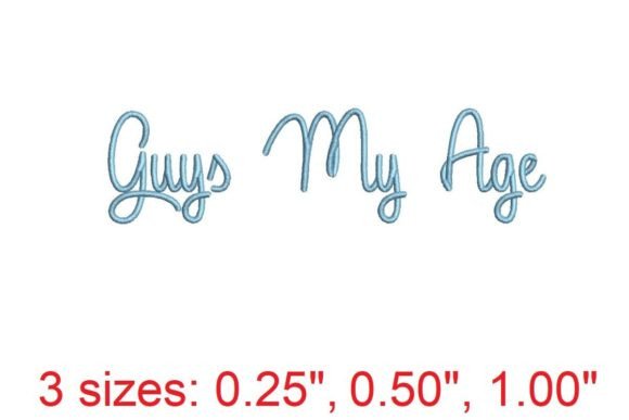 Guys My Age Embroidery Font: A Designer's Review