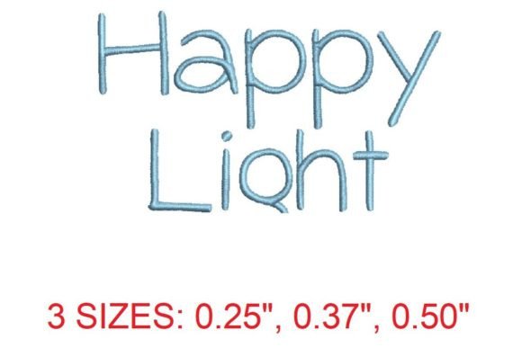 Happy Light Embroidery Font: A Craft Fair Designer’s Review
