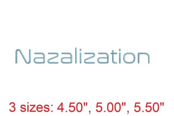 Nazalization Embroidery Font: A Seller’s Review