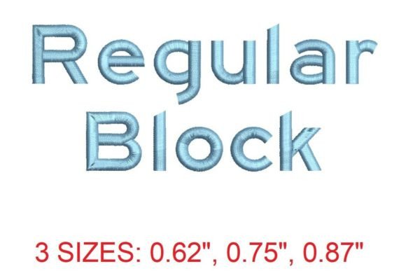 Reviewing the Regular Block Embroidery Font for Real-World Projects