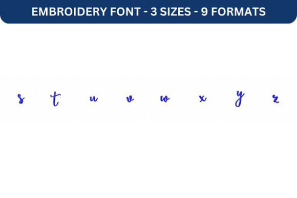 Secret Garden Font Lower S to Z Review